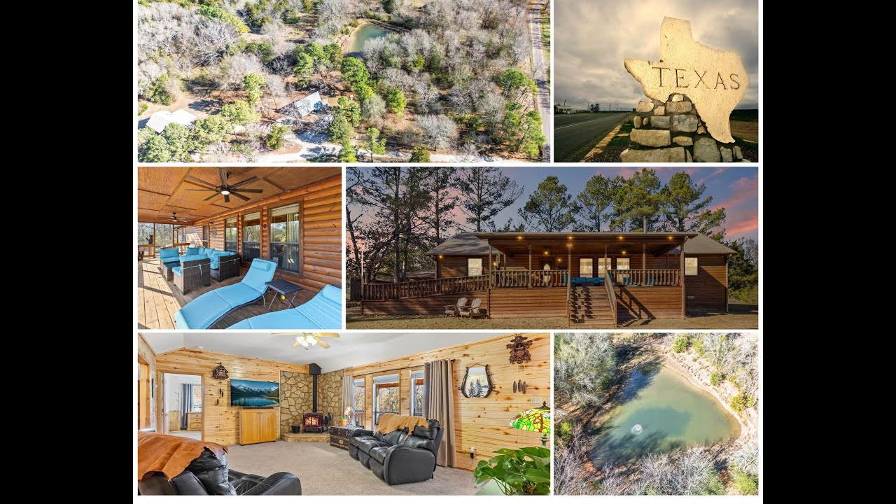 30 Acres, Log Home & Total Privacy | Northeast Texas Country Living Near Dallas