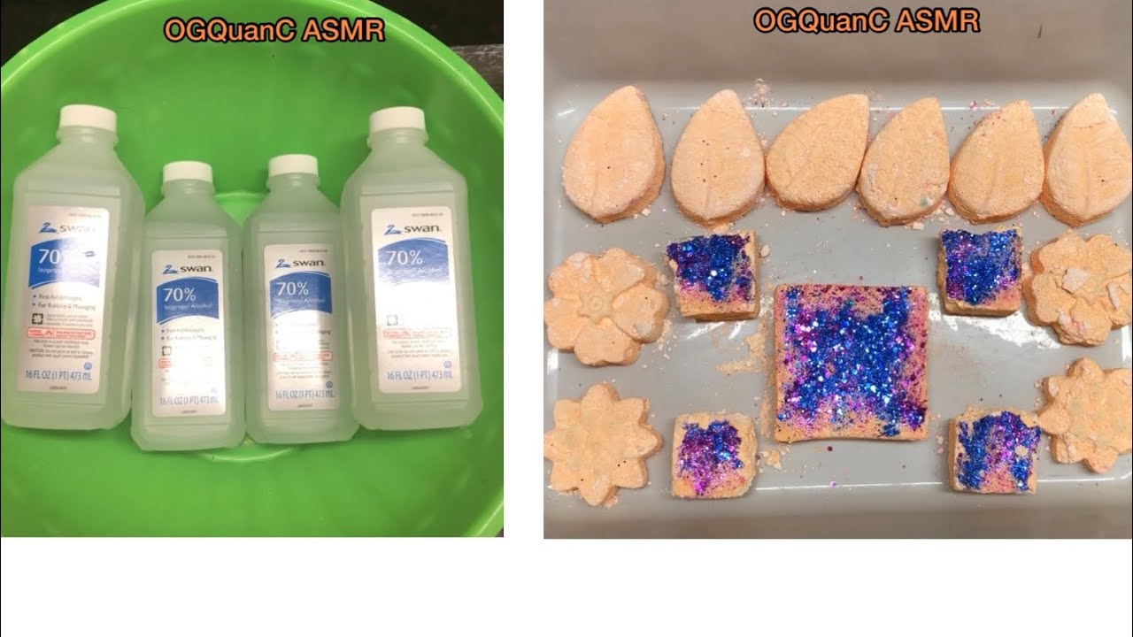 🧡Requested🧡Gymchalk crushed in Rubbing alcohol/ Full Tutorial with reforms results