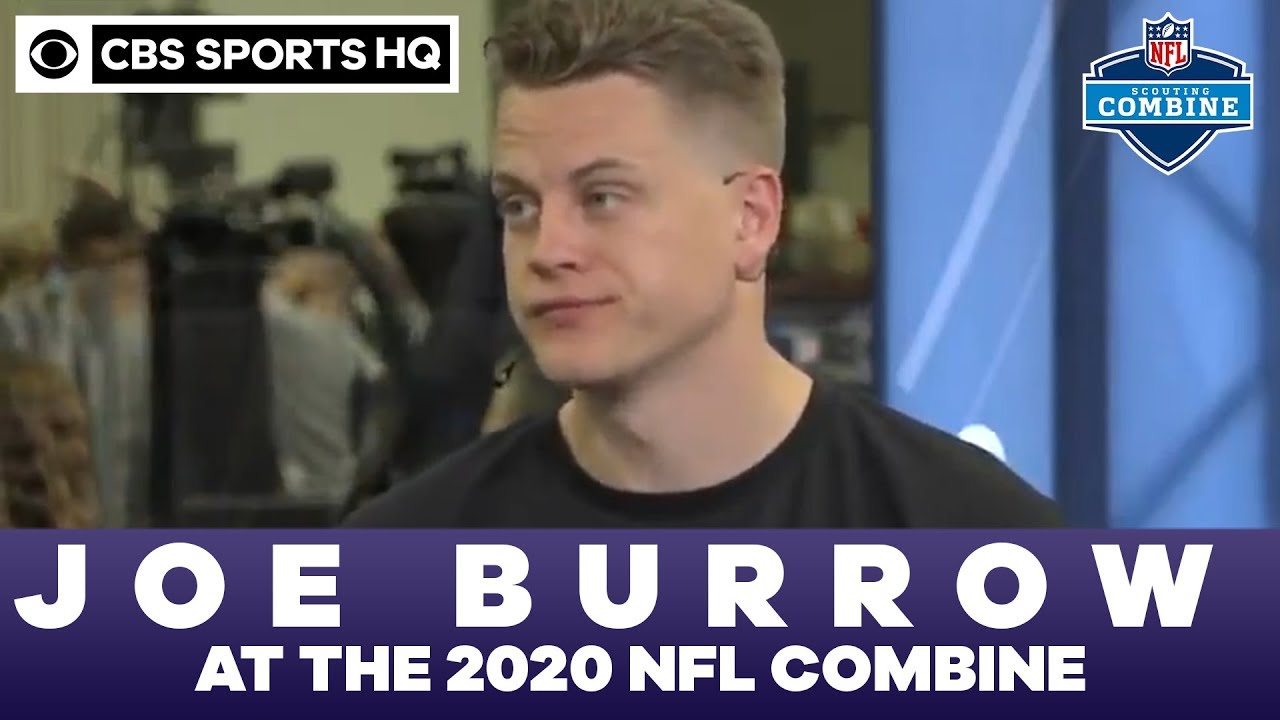Joe Burrow speaks with the press at the 2020 NFL Combine | CBS Sports HQ