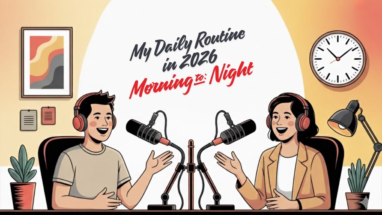 My Daily Routine in 2026 (Morning to Night) | Smart Easy English