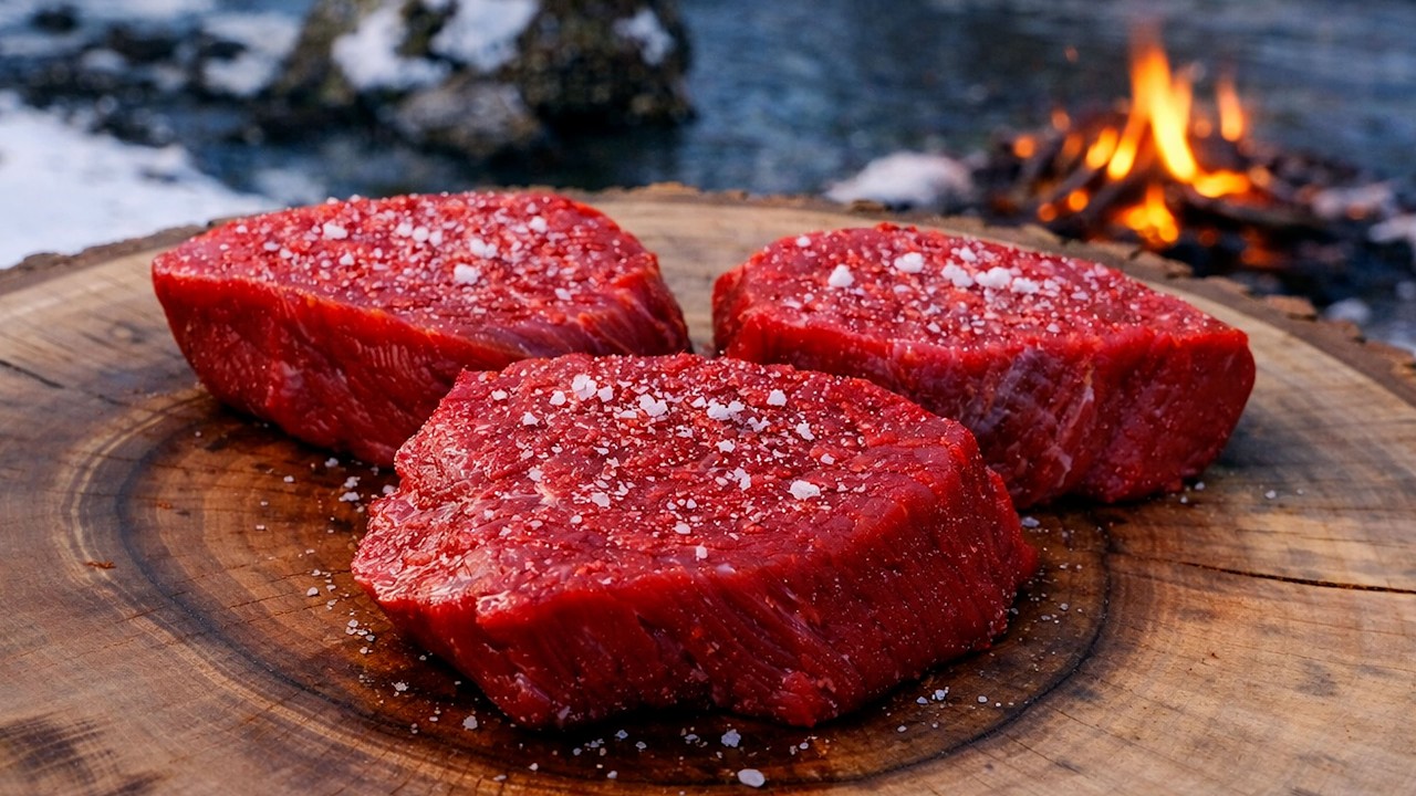 Wild Cooking: Garlic Butter Steak and Golden Fire Potatoes