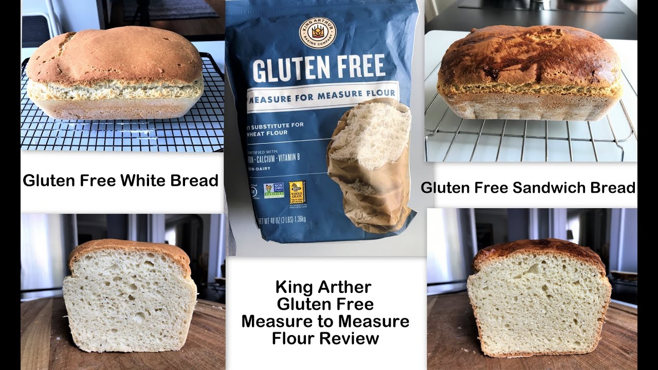 Gluten Free Sandwich Bread made with King Arthur Gluten-Free Flour Measure For Measure