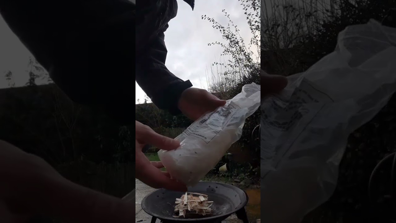 Making a upside-down fire