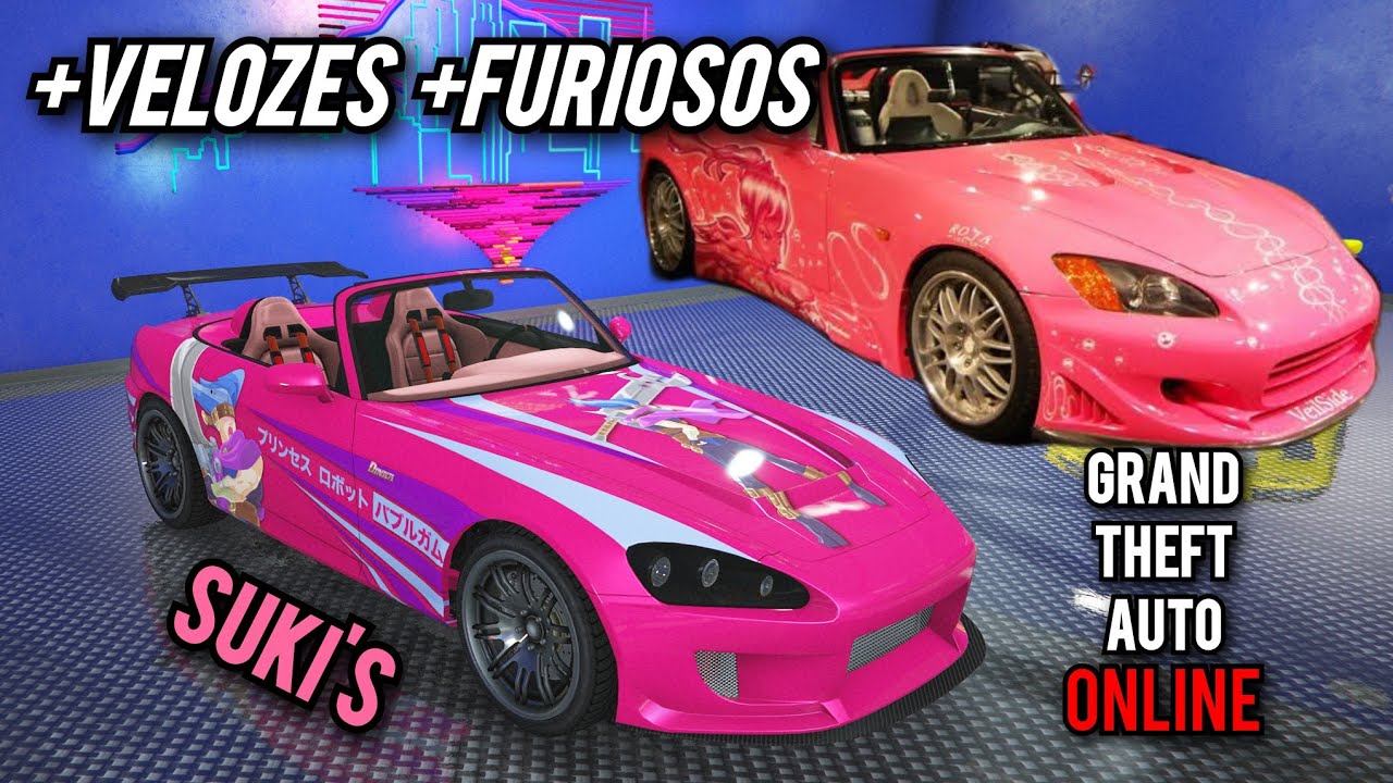 GTA V ONLINE: Como fazer o carro da Suki's do + VELOZES + FURIOSOS.