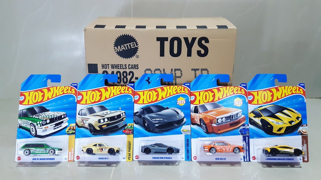 Unboxing Hot Wheels P Case 2025