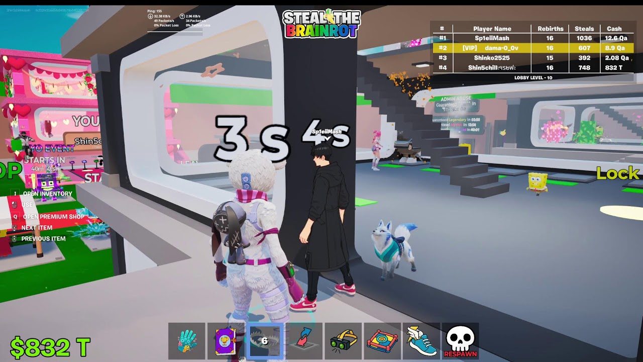 fortnite Brainrot 管理者イベントラッキーロットadmin abuse live#gaming #youtube #fortnite#ゲーム#ブレインロット #フォートナイト