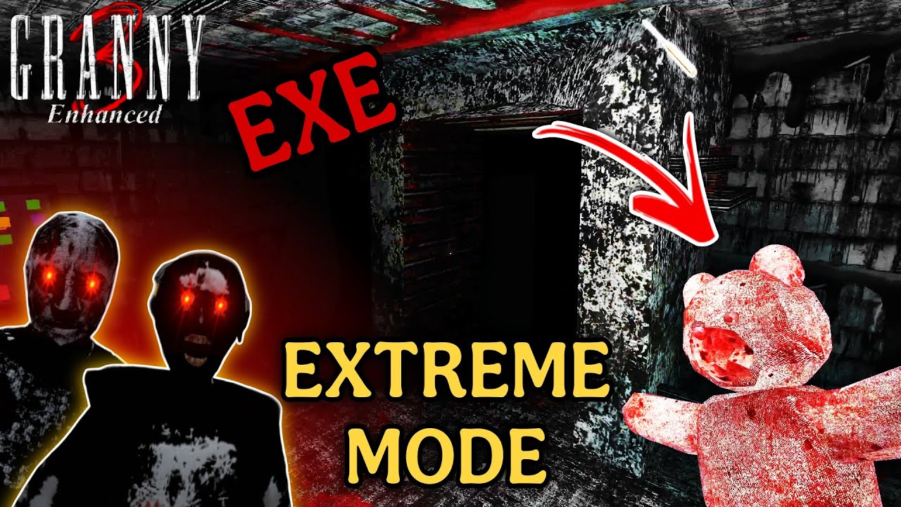 Granny 3 Enhanced EXE – Escape the Dark Tunnel with Teddy!🧸 | Ultimate EXE Nightmare! 💀