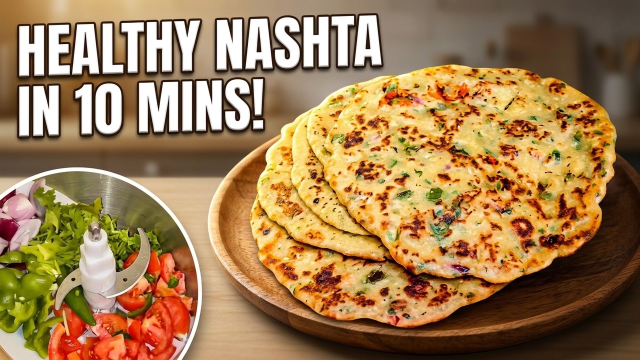 Healthy Nashta Recipe | Easy Breakfast Recipe | Quick School & Office Lunch Box Idea | Desi Nashta