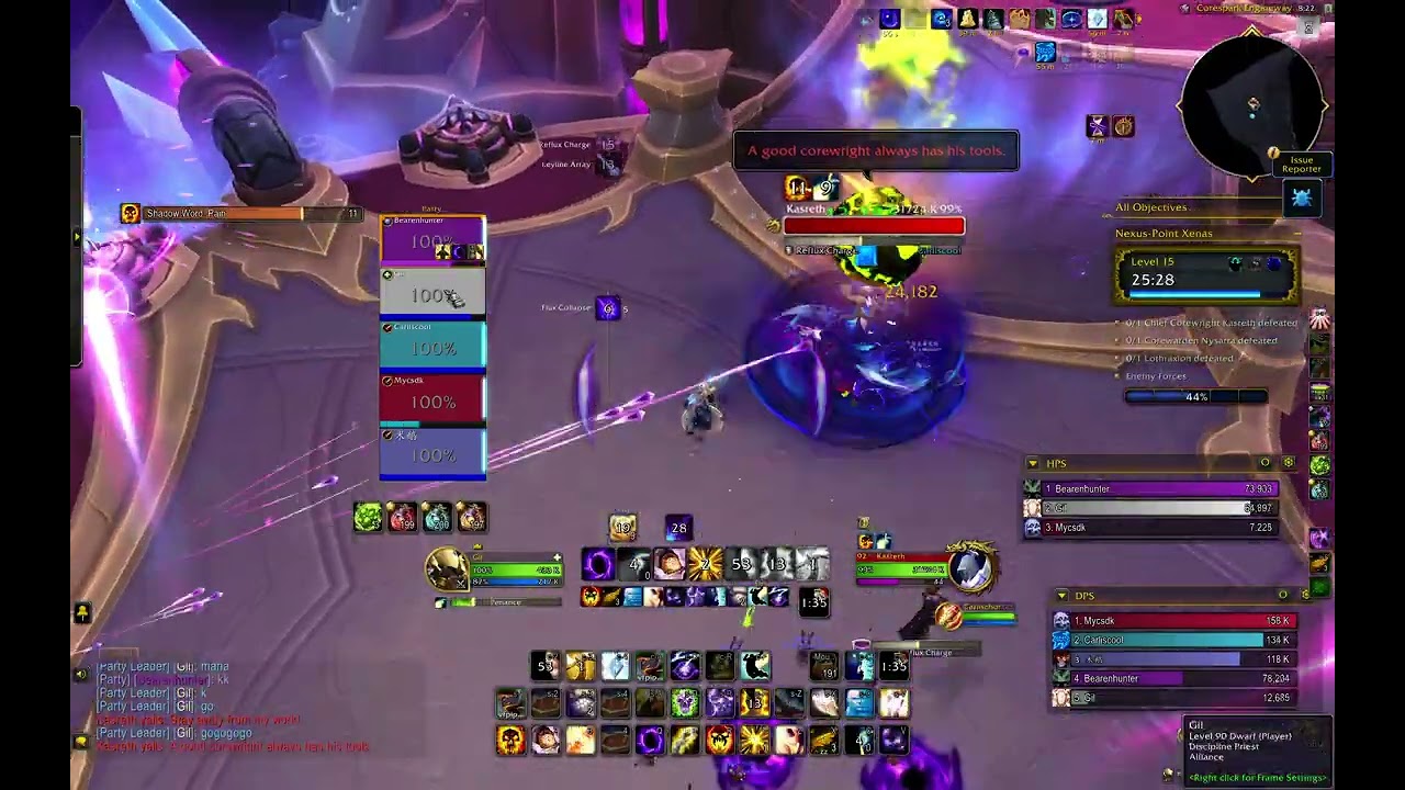 +15 Nexus Point Xenas Midnight Beta M+ Disc Priest POV