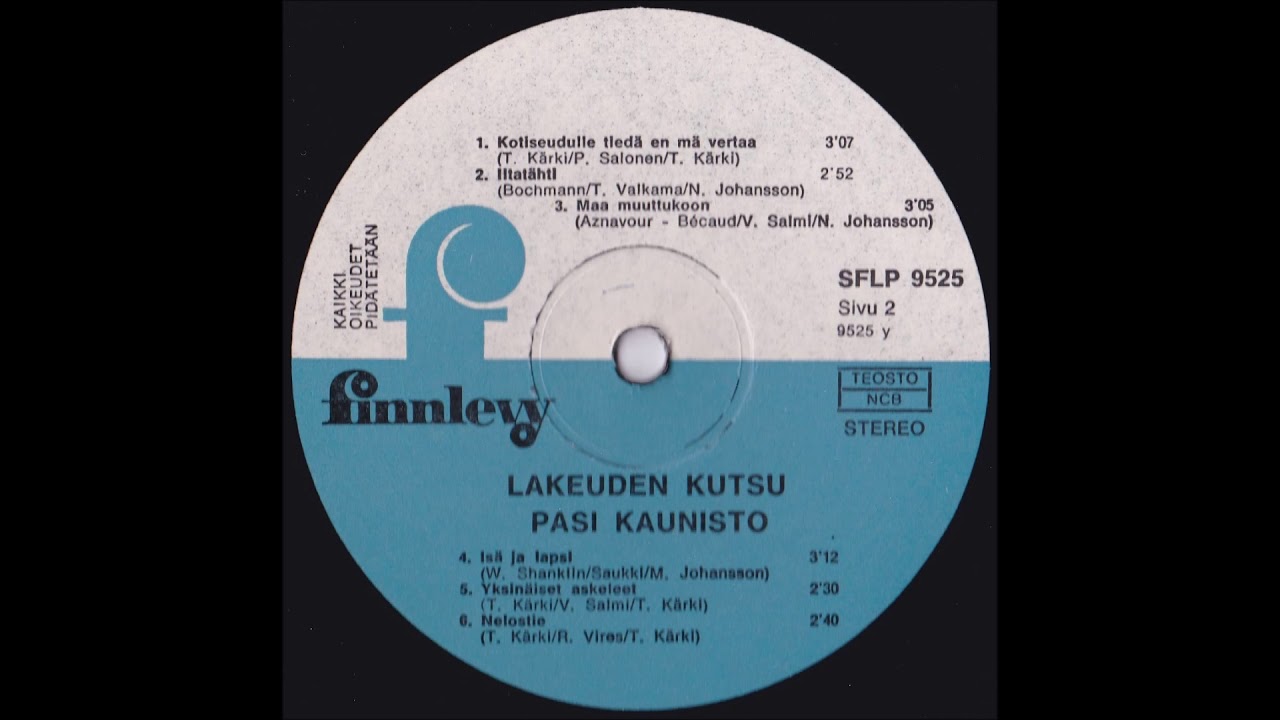 Pasi Kaunisto - Maa Muuttukoon