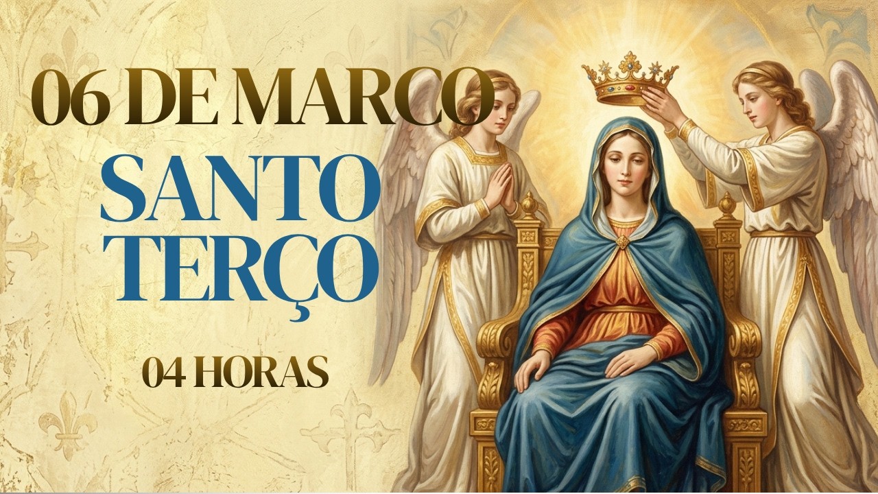SANTO TERÇO | Sexta-feira, [3/6/2026] – Mistérios Dolorosos | O ESCUDO DO SANGUE DE JESUS | 04 HORAS