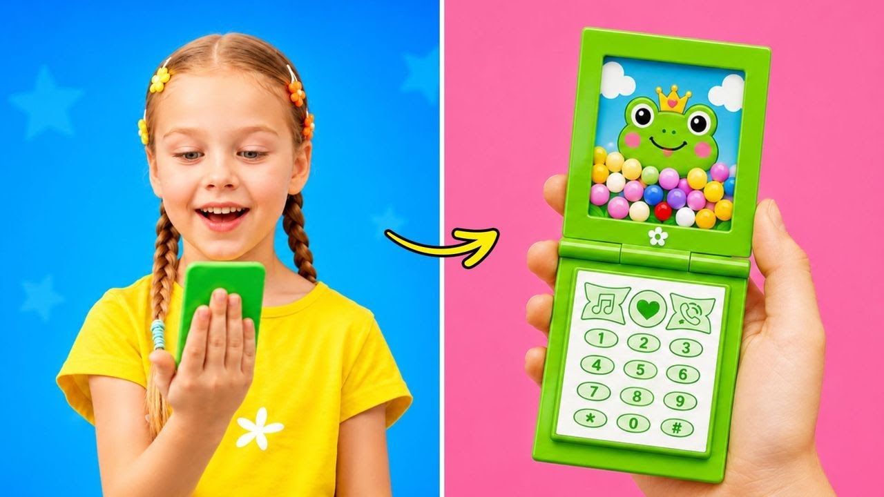 📱 Лучшая поделка из бумаги! Мой собственный телефон! 📄🤩