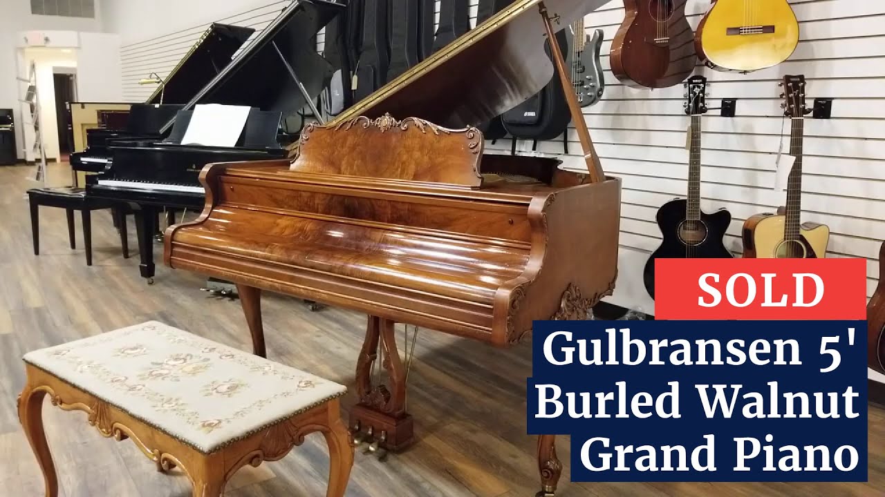 Gulbransen 5' Burled Walnut Grand Piano | Piano Demo & Overview | Family Piano Co