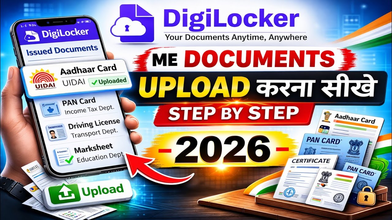 DigiLocker Me Documents Upload Kaise Kare 2026 | Step By Step Full Guide | Digilocker New Update 
