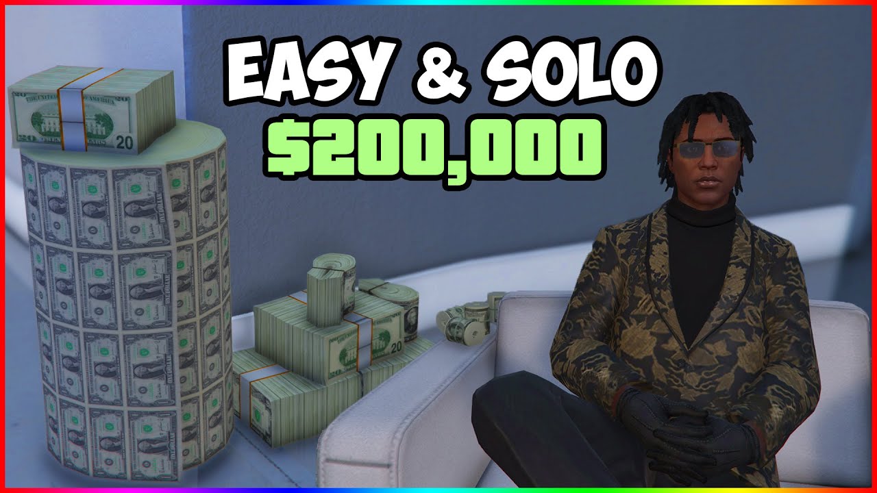 Заработайте 200 тысяч за 2 минуты в GTA Online с помощью этого простого метода заработка в одиноч...