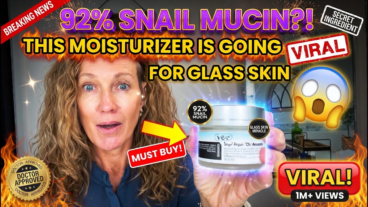92% Snail Mucin?! This Moisturizer Is Going Viral for Glass Skin 😳