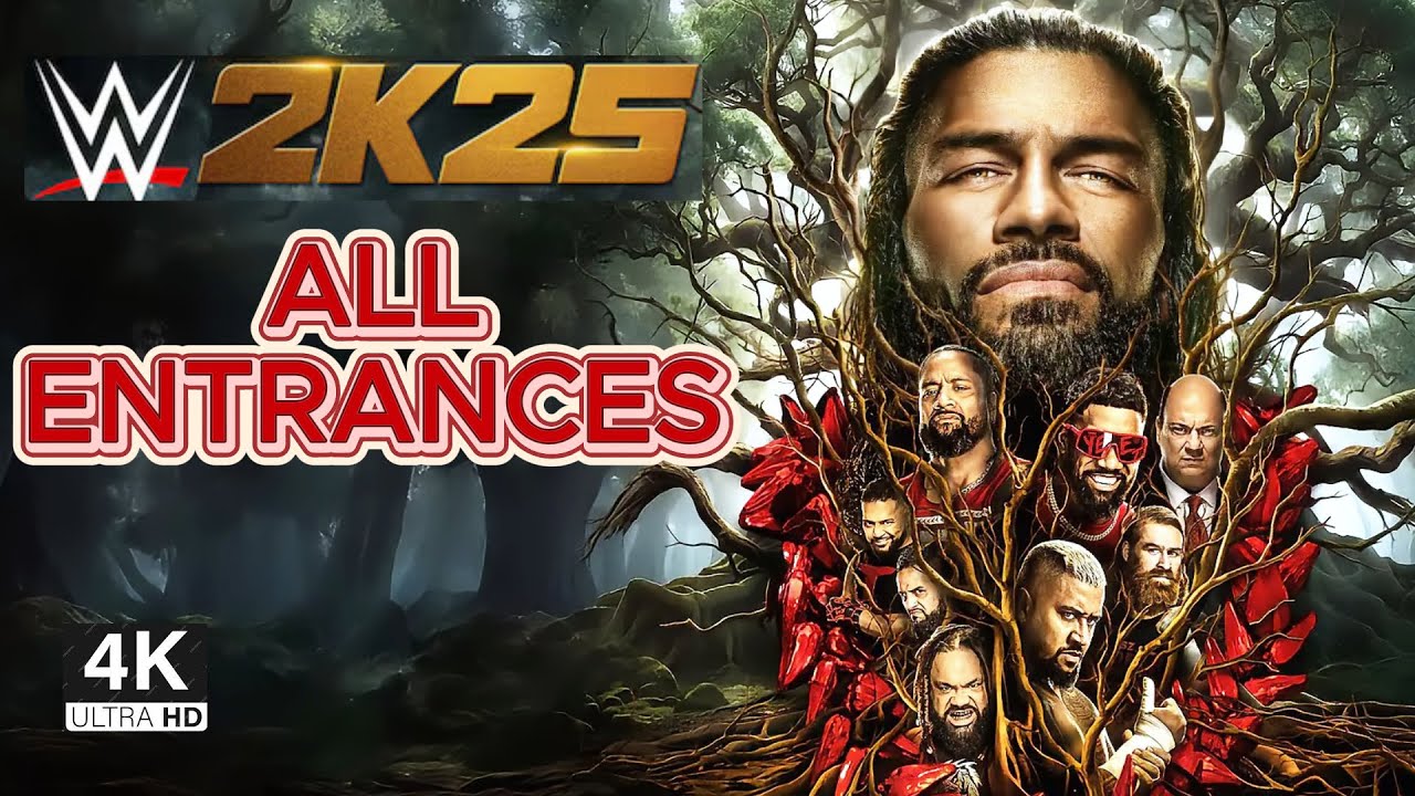 Every WWE 2K25 ENTRANCE WITH MUSIC!! Full Roster SHOWCASE!