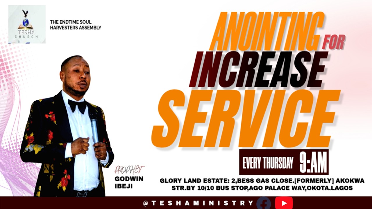 ANOINTING FOR INCREASE ||- PROPHET GODWIN IBEJI || 26-02-2026