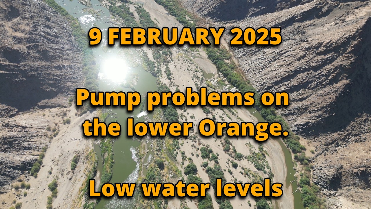 Orange river low water levels problematic for agriculture.