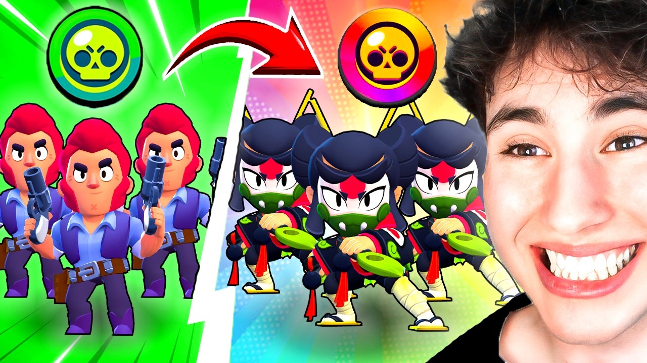 Ha Nyerek FEJLŐDIK A Karakter TRIÓM Brawl Starsban!😱