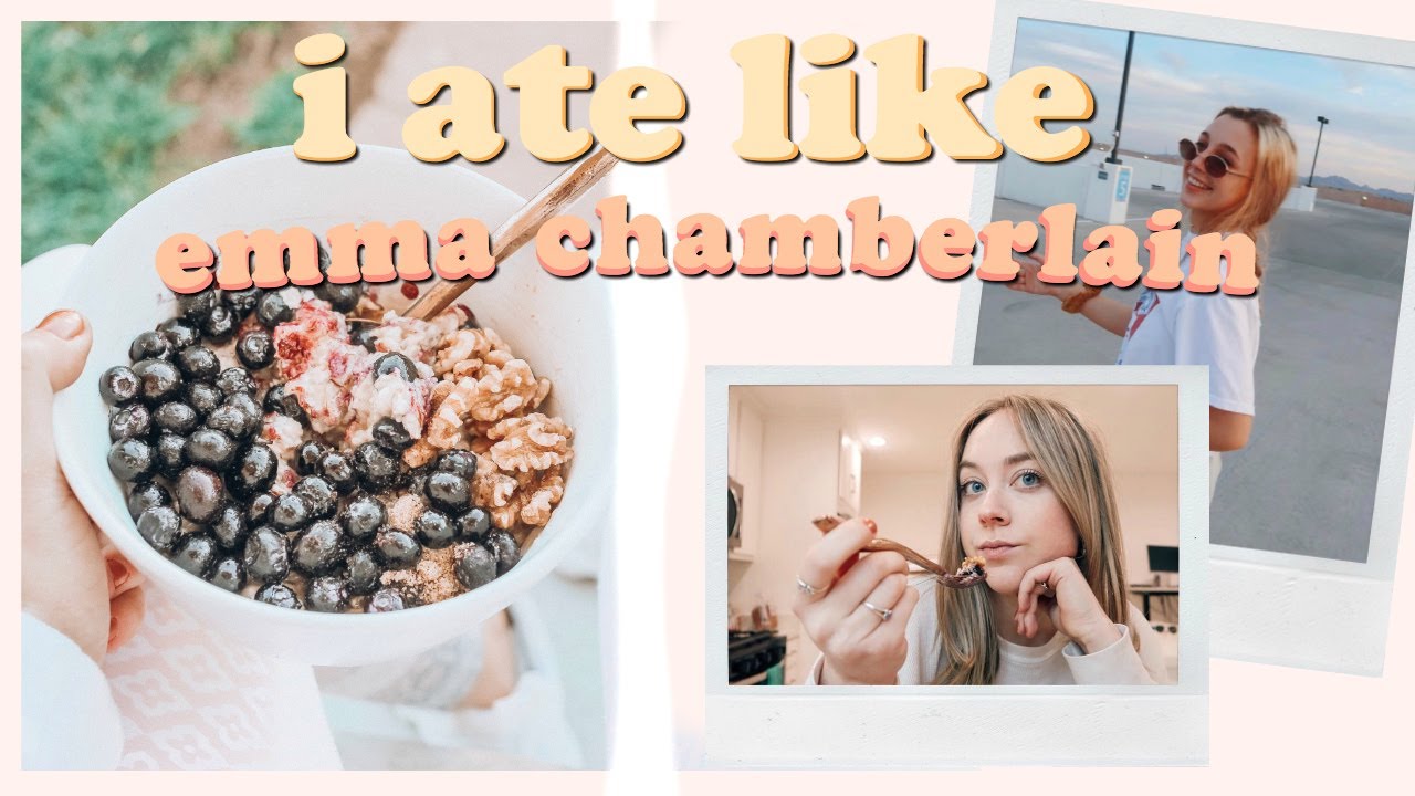 i ate like emma chamberlain for a day