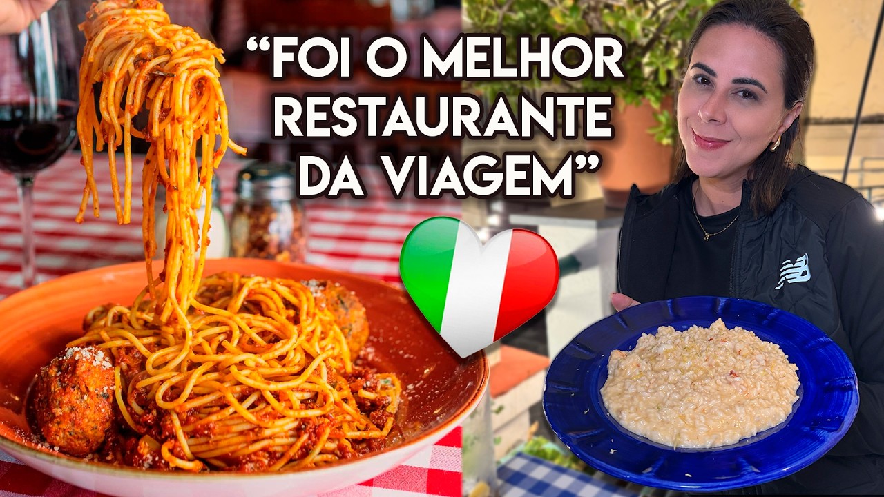 O MELHOR Restaurante da Viagem para a Itália | SORRENTO