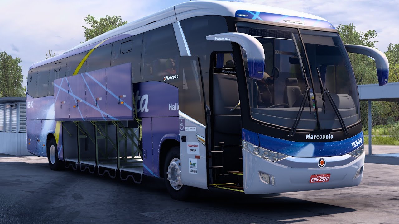 Marcopolo Paradiso G7 1200 | ETS 2 - 1.45 (ProMods) Bus Mod | Estonia Tour