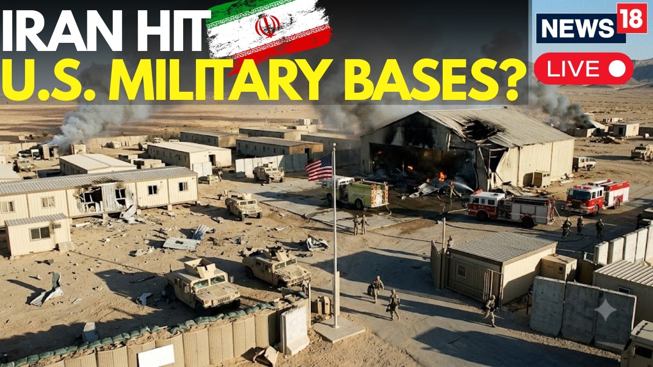 U.S. Bases Under Attack LIVE WAR COVERAGE: Iran&rsquo;s Strikes Expose Military Damage | TRUMP | N18G