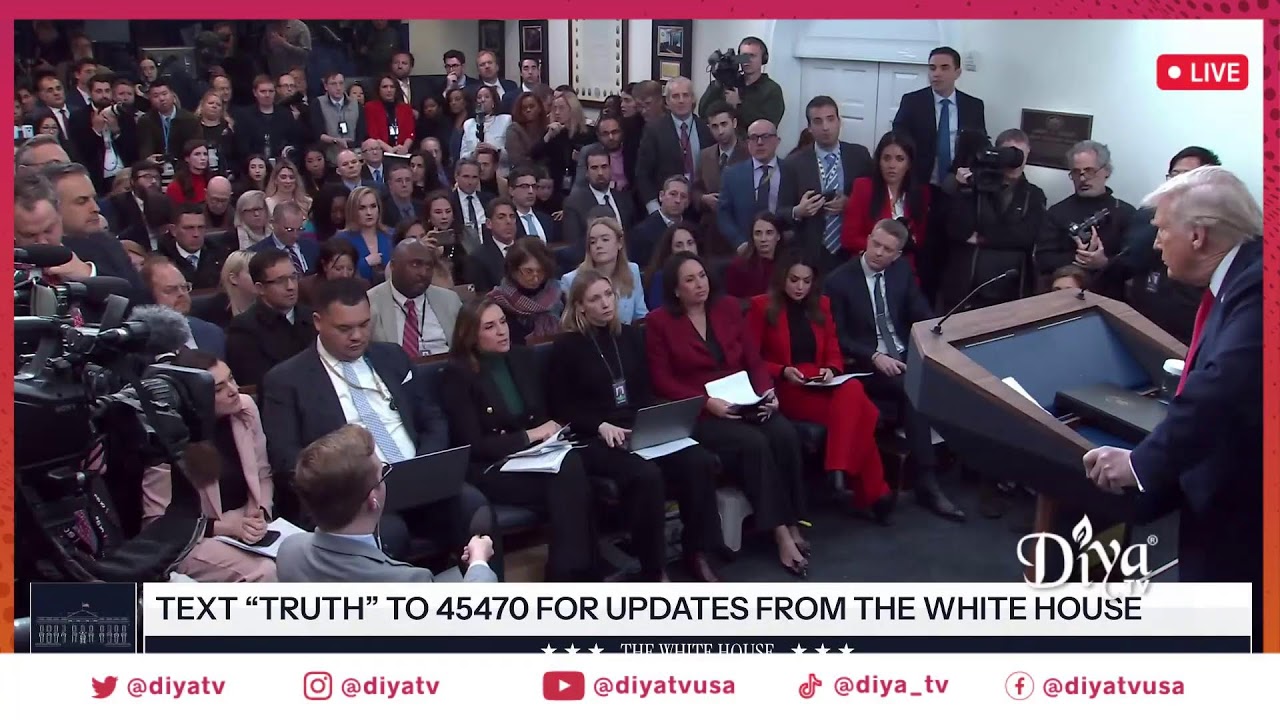President Donald Trump Briefs Members of the Media, Jan. 20, 2026