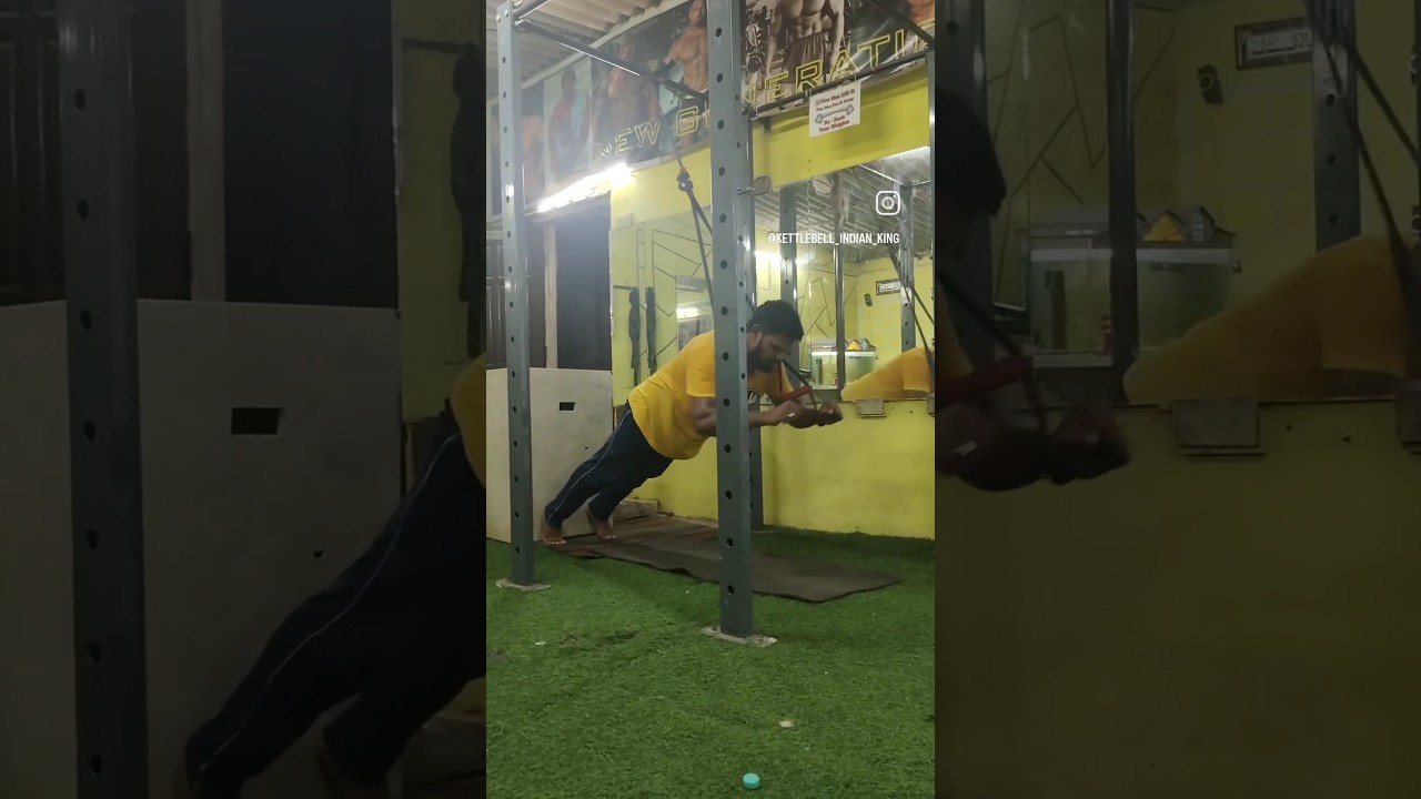 TRX exercise plus High pull #trx #trxworkout #trxbestearning #kettlebell #kettlebellworkout