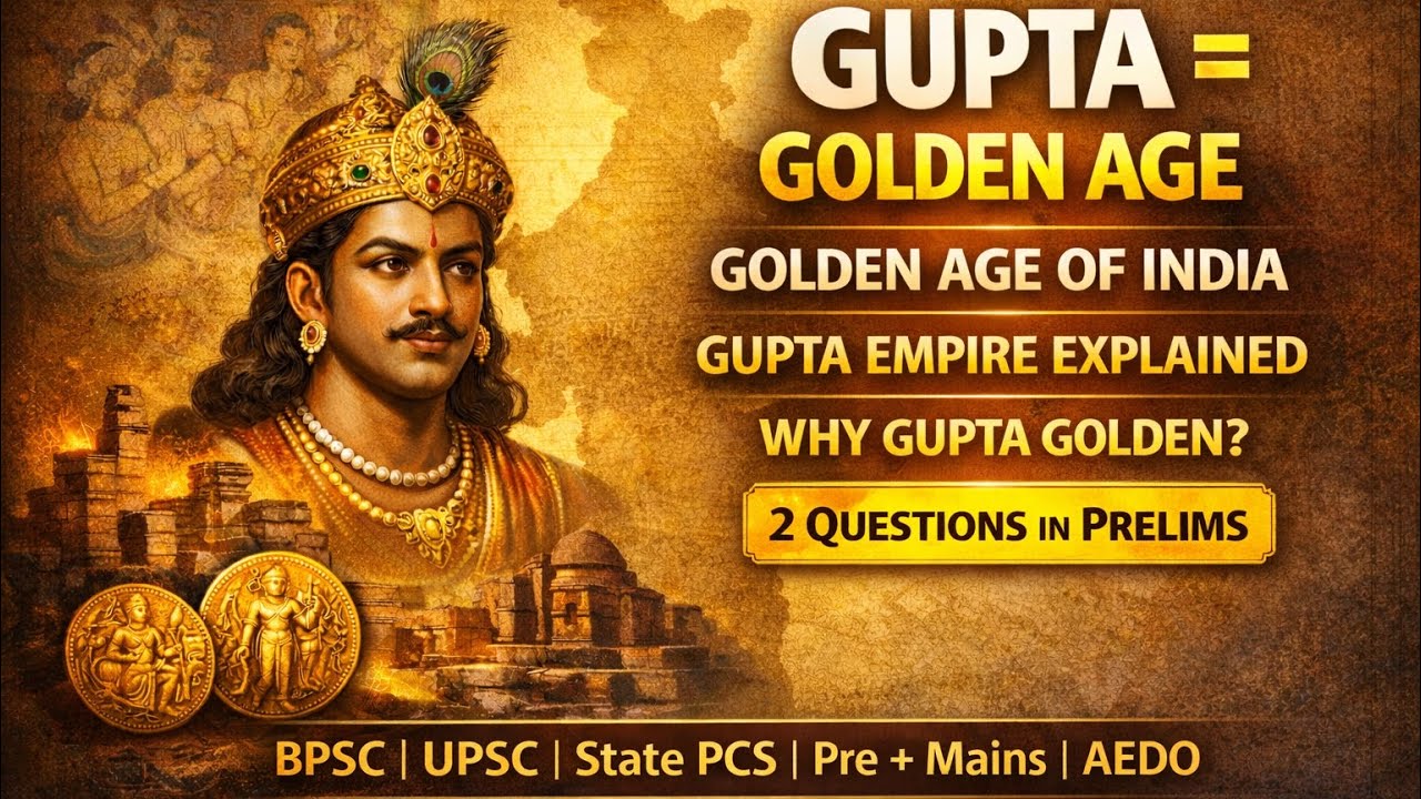Gupta Empire: Golden Age of India | BPSC / State PCS / UPSC