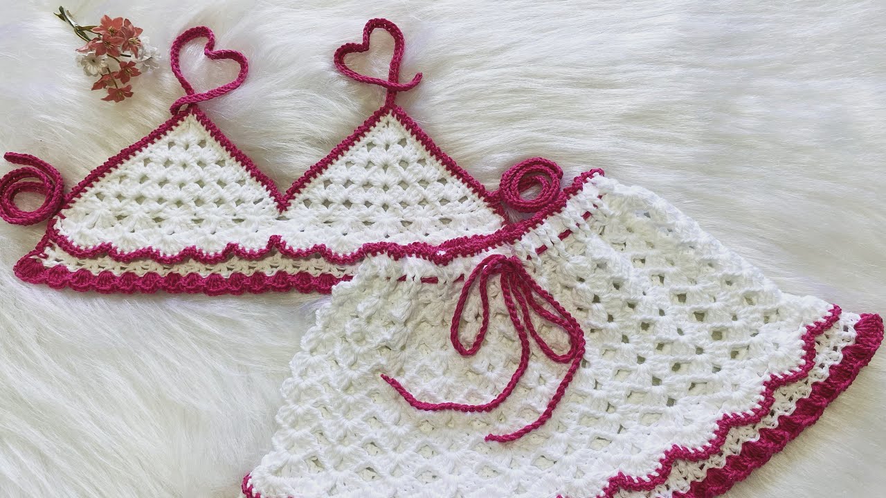 CROPPED DE CROCHÊ BEATRIZ CROPPED de Crochê Infantil por @CrisTelesCroche