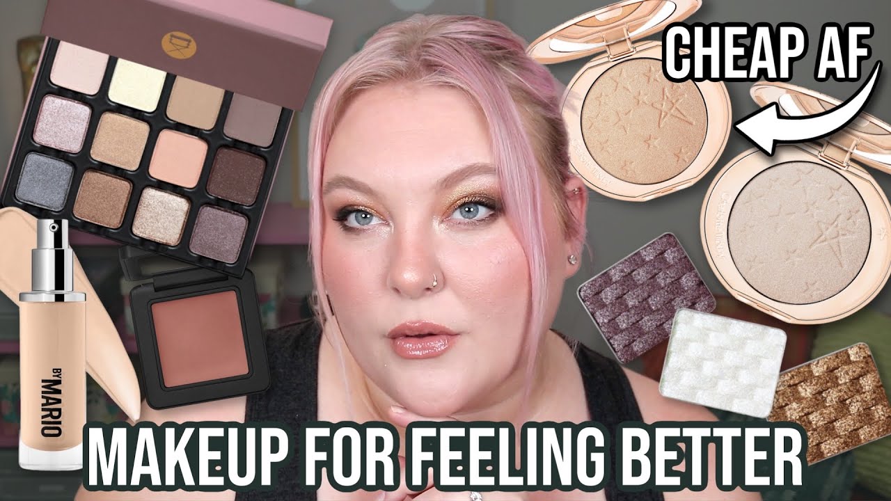 The Charlotte Tilbury Highlighters Feel CHEAP + Makeup to Feel Like Myself Again After Being Sick!