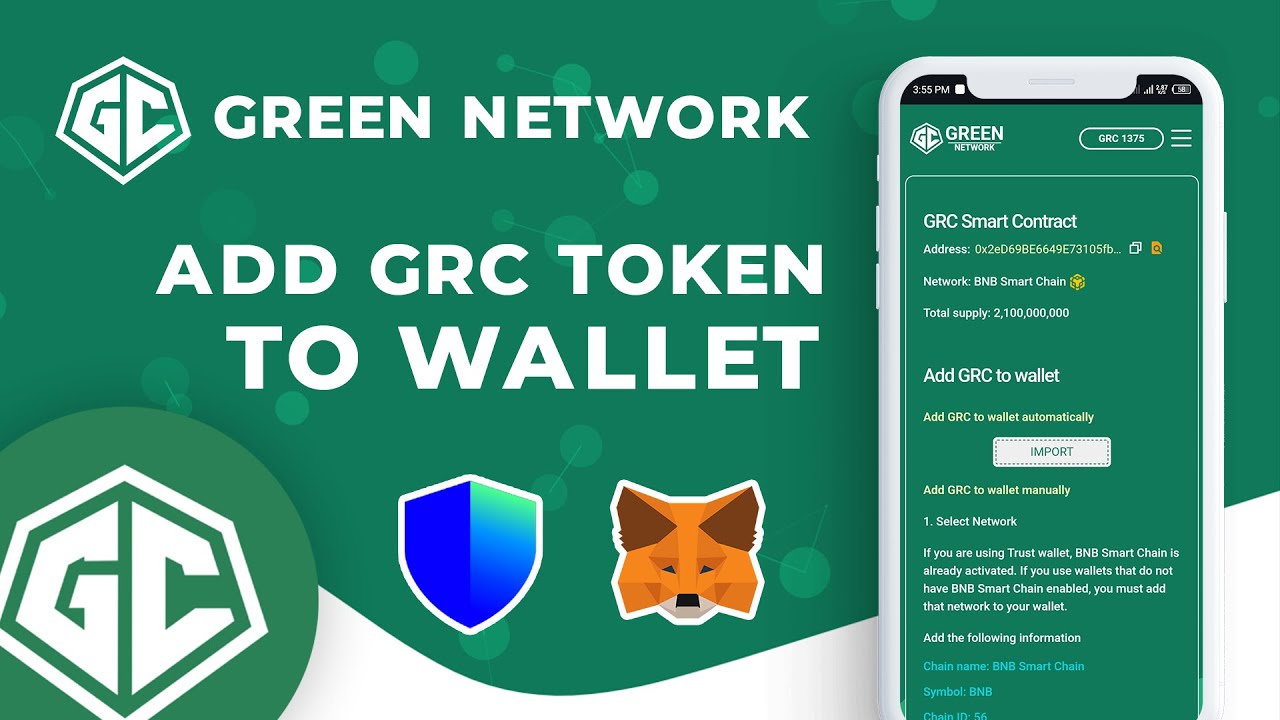 Green Network: How to Add GRC Token to Trust Wallet & Metamask | A Step-by-Step Guide #FreeMining