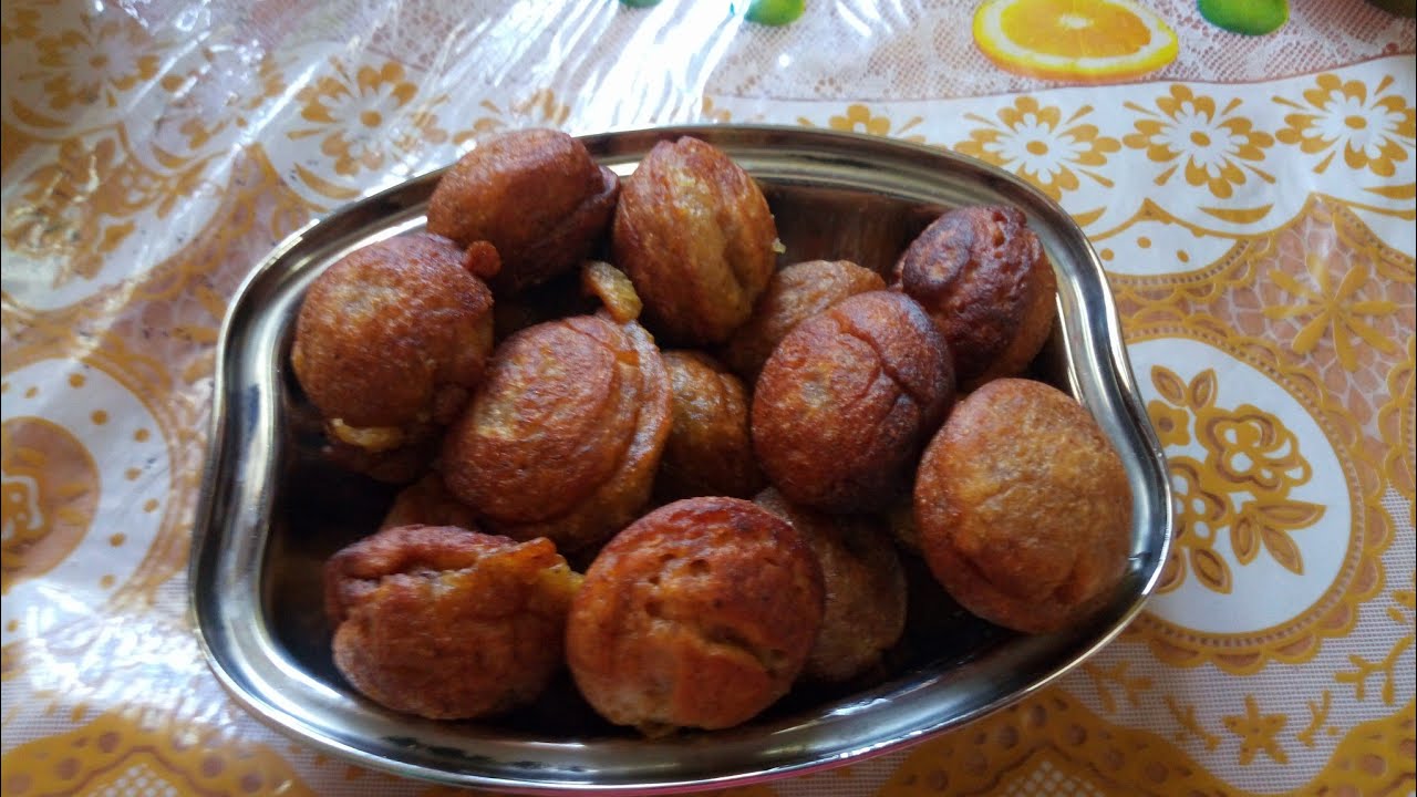 நேந்திர பழம் பணியாரம்/Pazham Paniyaram in Tamil/Sweet Paniyaram