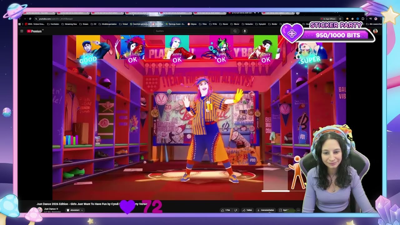 Reaktion - Just Dance 2026 Edition - Girls Just Want To Have Fun by Cyndi Lauper (Sporty Version)