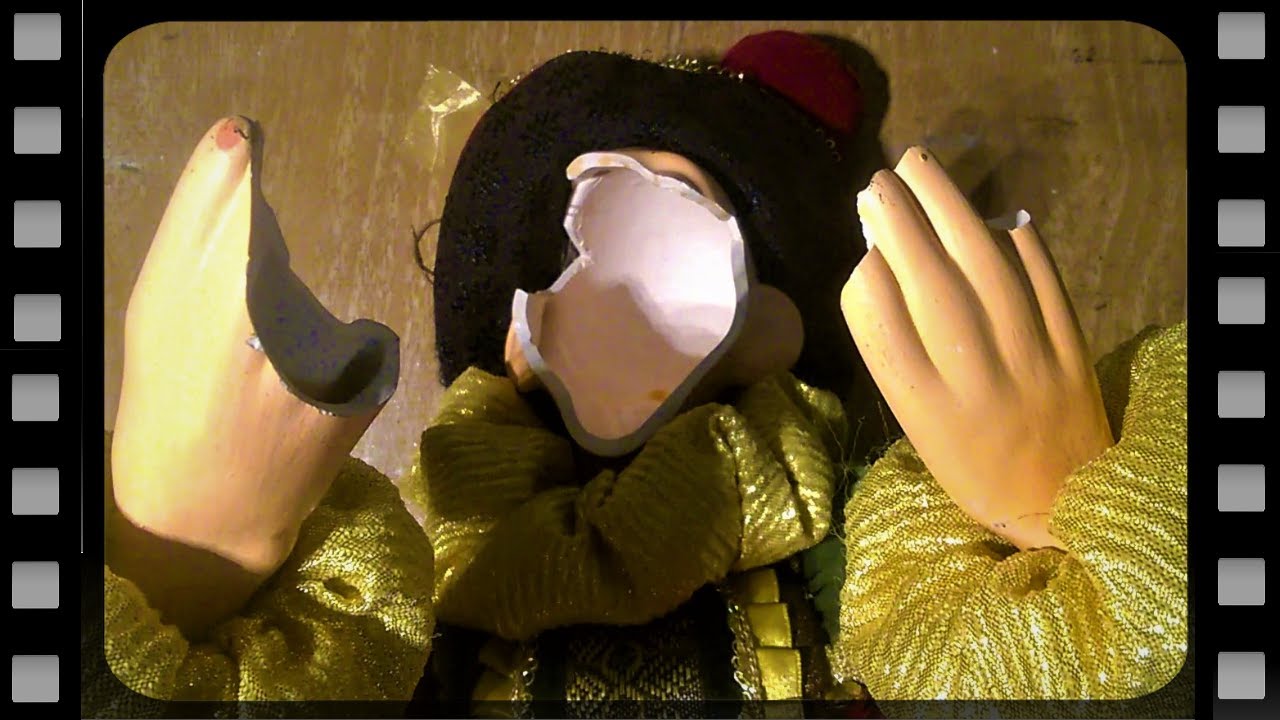 Doll Restoration | How to Repair Broken Ceramic Clown