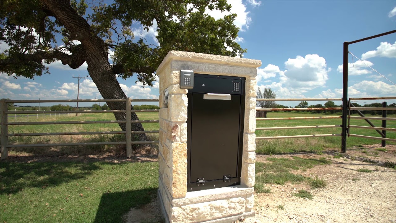 MB Sentinel's Box Sentinel Parcel Safe is a weatherproof package pirate solution