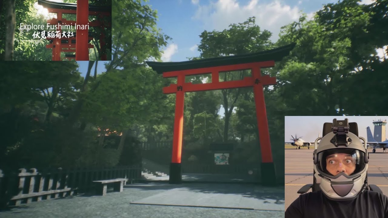 Playing Explore Fushimi Inari from Steam PC