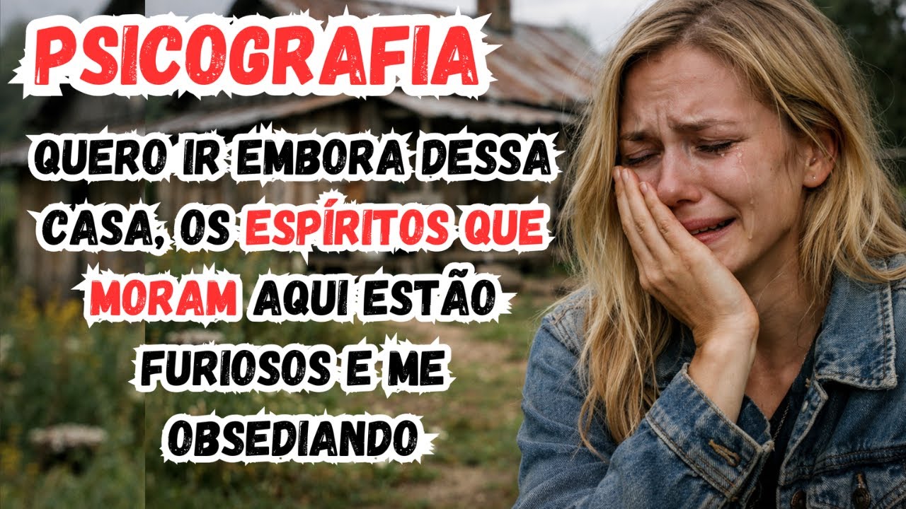 Psicografia Emocionante - Quero ir embora dessa fazenda mal assombrada espiritismo | umbanda