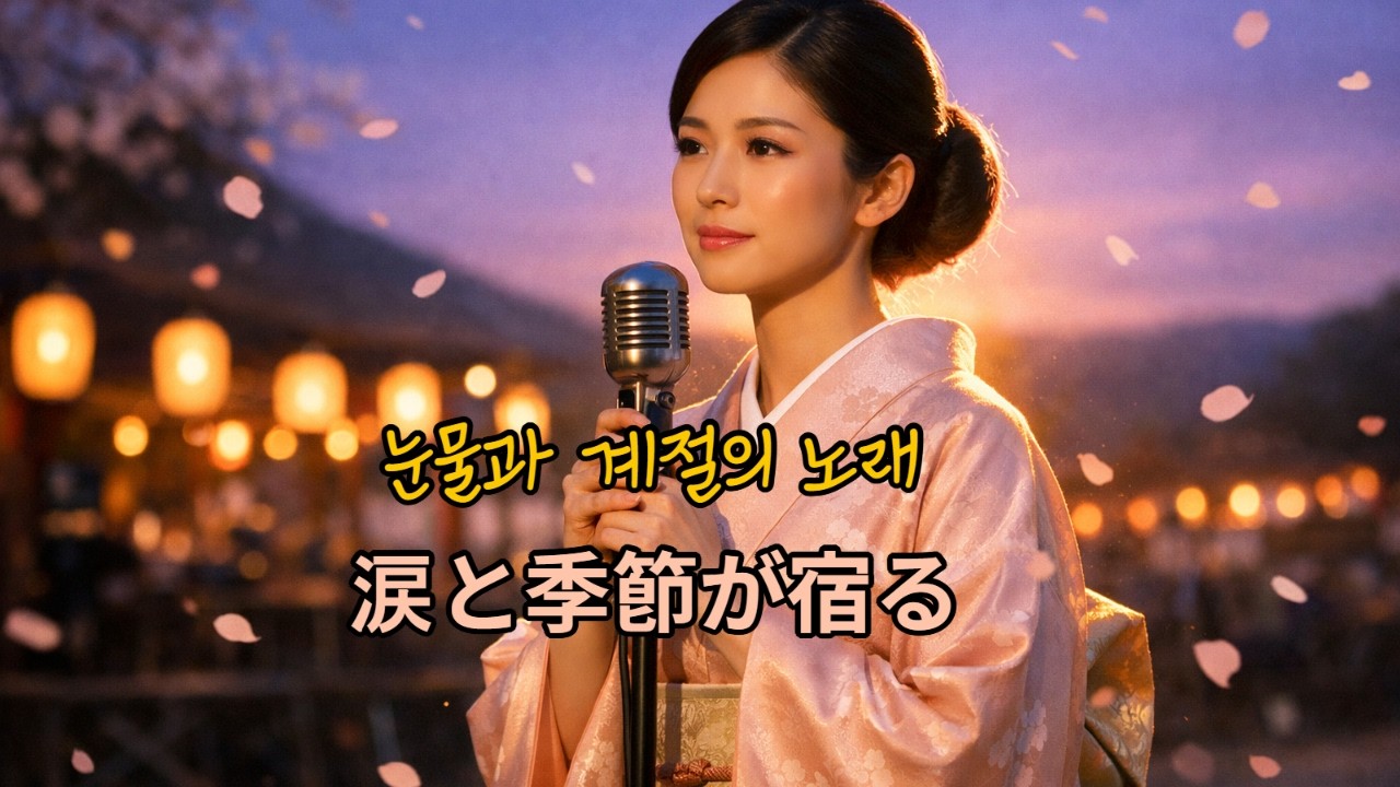 눈물과 계절이 머무는 여성 엔카 모음｜涙と季節が宿る女演歌集
