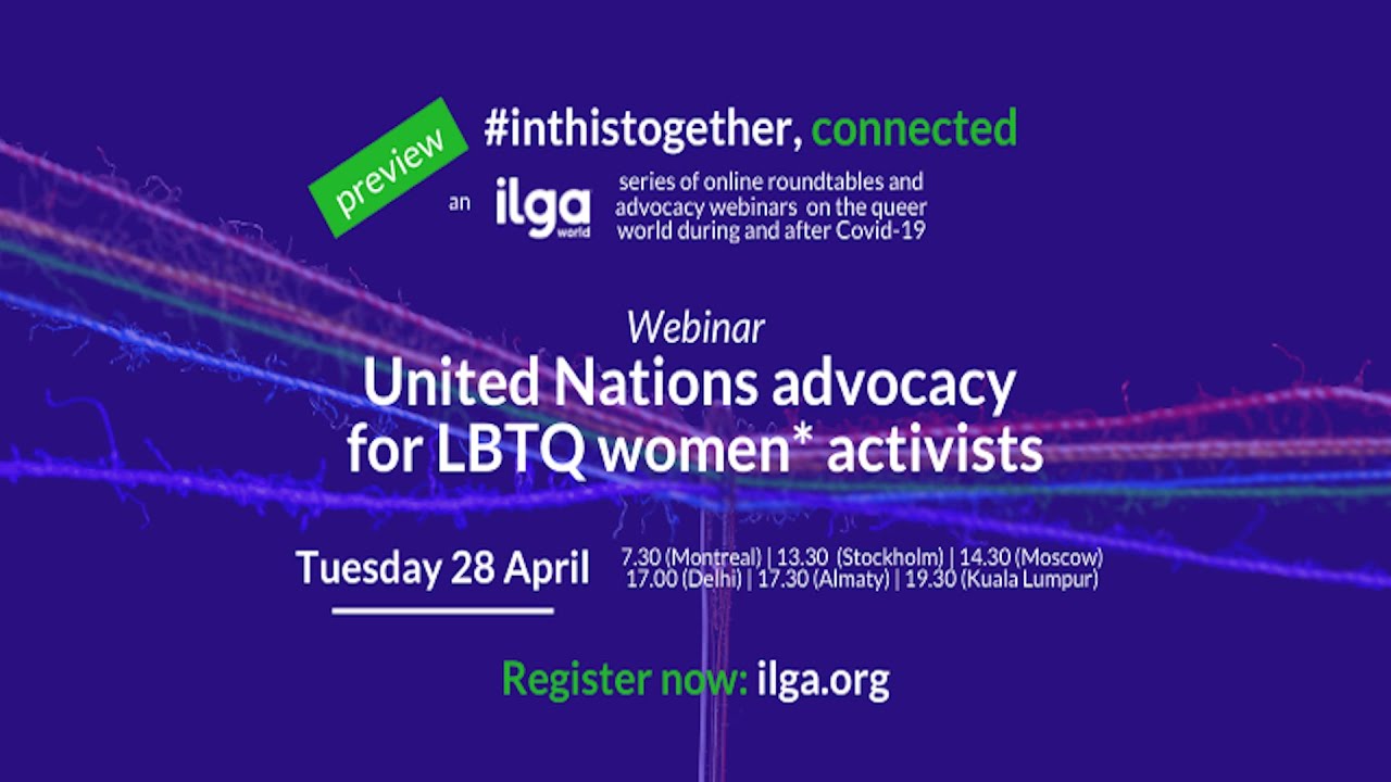 webinar: United Nations advocacy for LBTQ women* activists