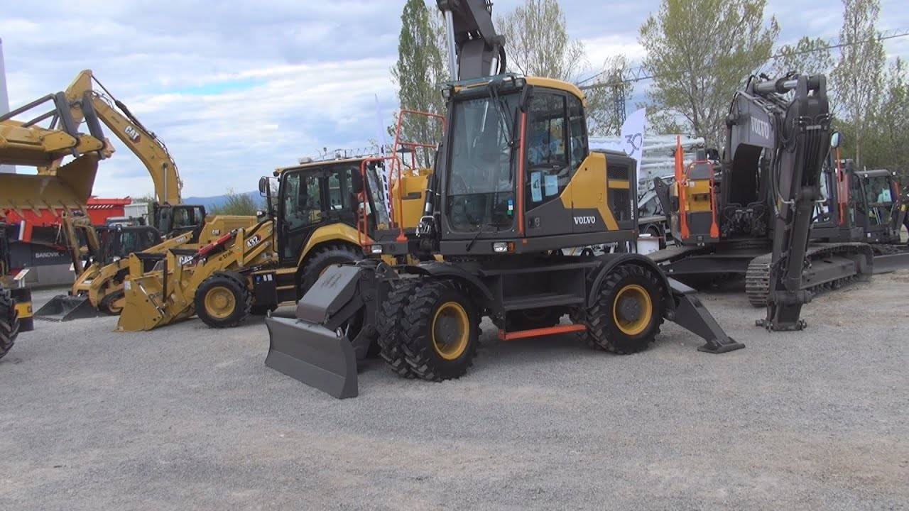 Volvo EW160E Wheeled Excavator (2024) Exterior and Interior