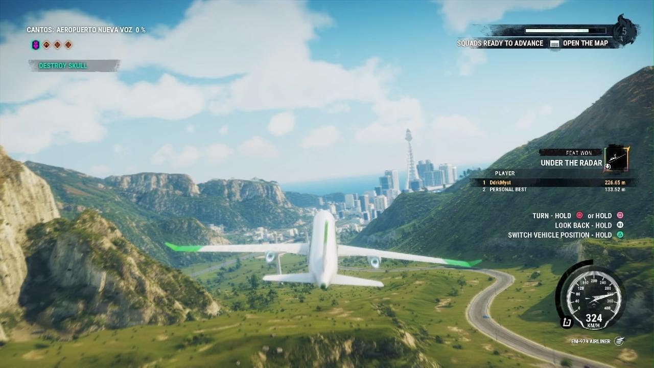 Flying in just cause4!