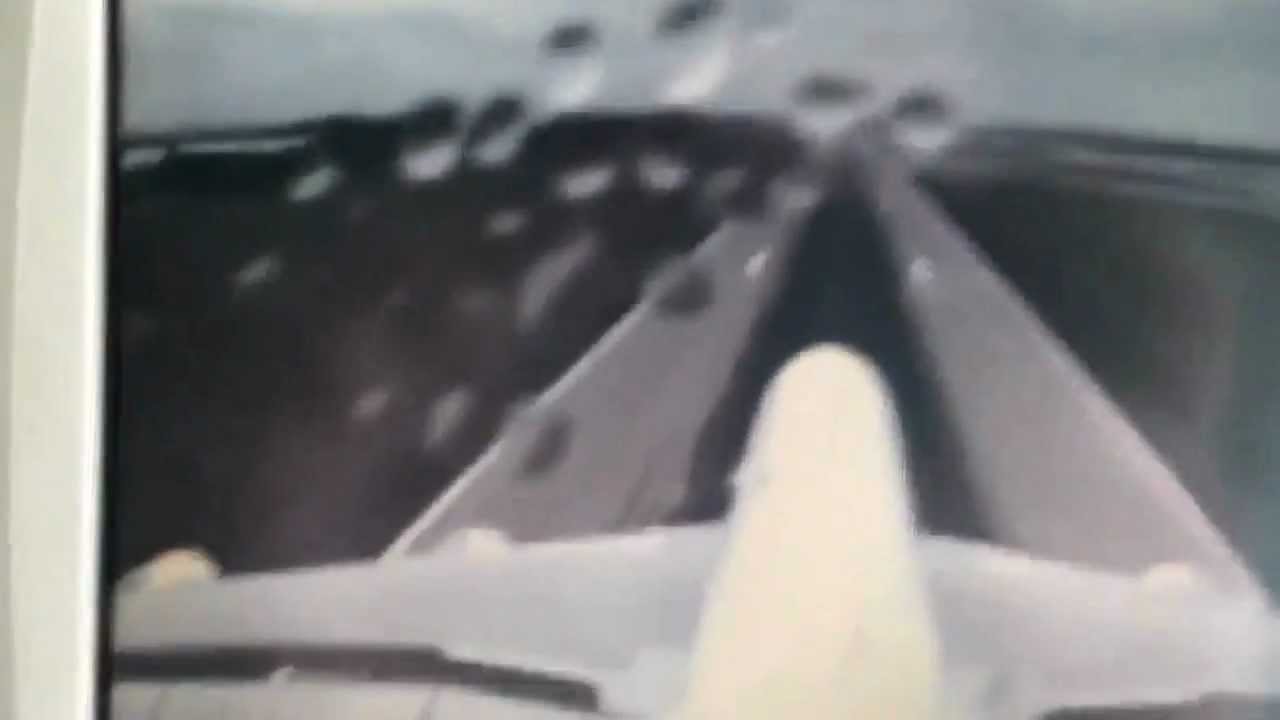 Air France A380 Hard landing in Washington D.C. Dulles IAD
