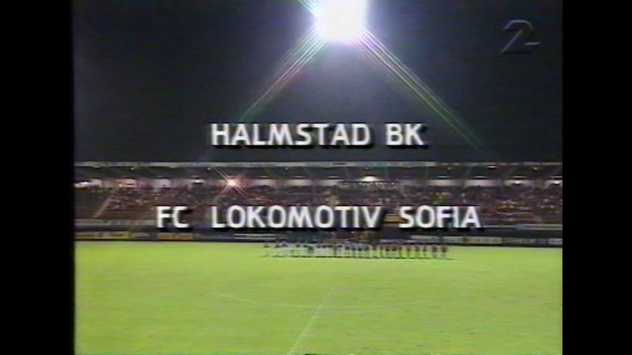 Halmstads BK - Lokomotiv Sofia (Cupvinnarcupen 1995)