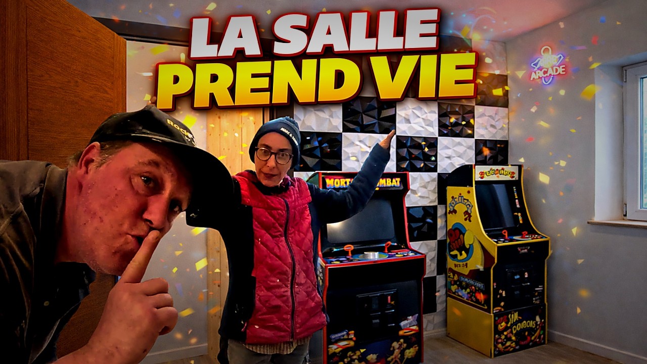 On fignole (ENFIN) la salle de jeux !