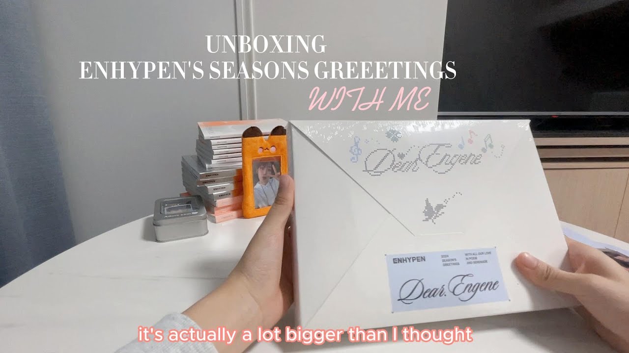 UNBOXING ENHYPENS 2024 SEASON GREETINGS