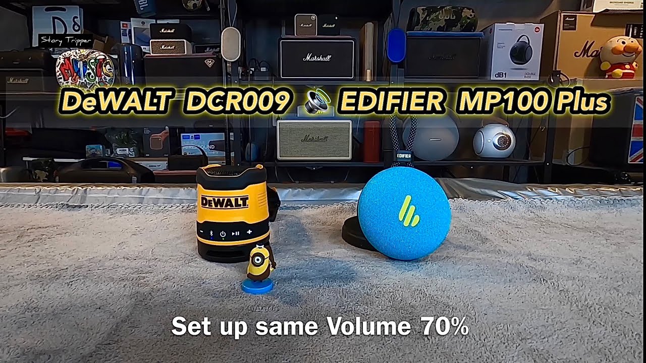 DeWALT DCR009 vs EDIFIER MP100 Plus