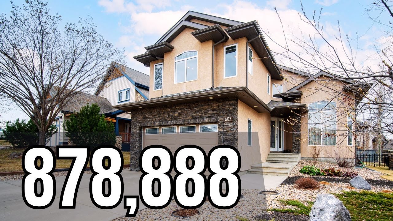 Inside a $878,888 custom designed home with legal suite in Blackmud Creek. Edmonton Real Estate.